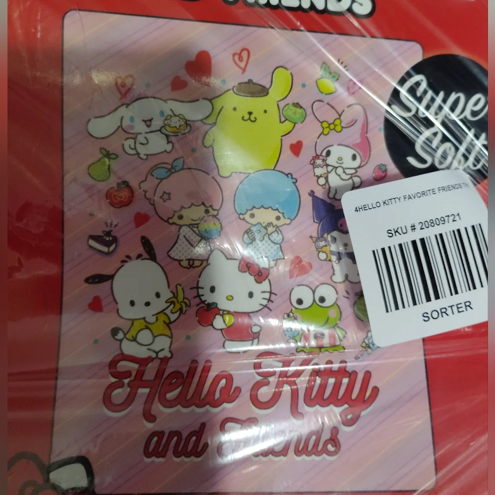 Hello Kitty And Friends Favorite Treats Throw Blanket